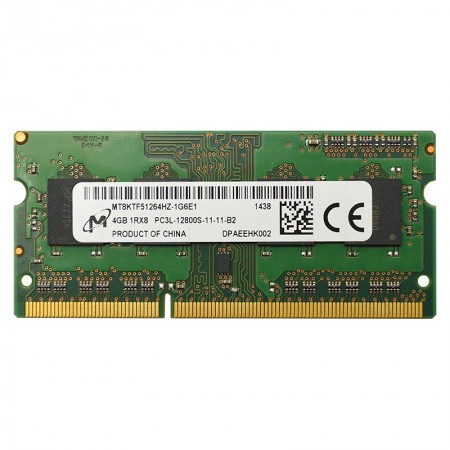 Micron 4GB DDR3L 1.35V 1600MHz használt notebook memória