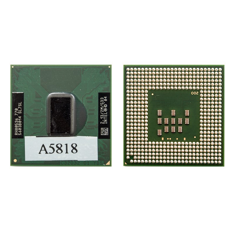 Intel Pentium M 770 Processor – 2.13GHz, 2MB Cache, Socket 479 – Used Laptop CPU – Model BX80536GE2133FJ
