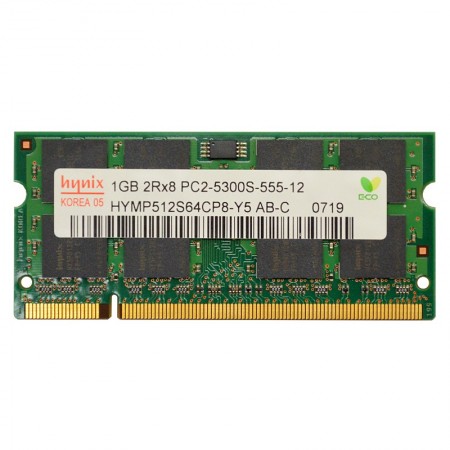 Hynix 1GB DDR2 667MHz használt notebook memória