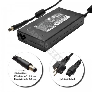 HP 19.5V 6.15A center-pin (120W) gy&aacute;ri t&ouml;ltő