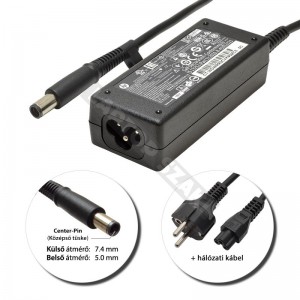 HP 19.5V 2.31A (45W) center-pin gy&aacute;ri t&ouml;ltő