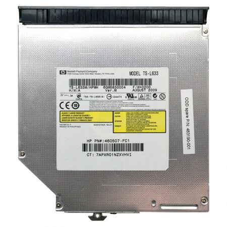 TS-L633M használt SATA notebook DVD-író (LightScribe)