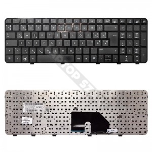 665937-041 haszn&aacute;lt fekete magyar&iacute;tott laptop billentyűzet