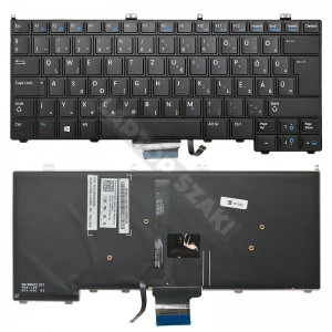 TNN80 gy&aacute;ri &uacute;j magyar h&aacute;tt&eacute;rvil&aacute;g&iacute;t&aacute;sos laptop billentyűzet