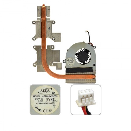 AT0730010X0, AB7005MX-ED3 használt komplett hűtés