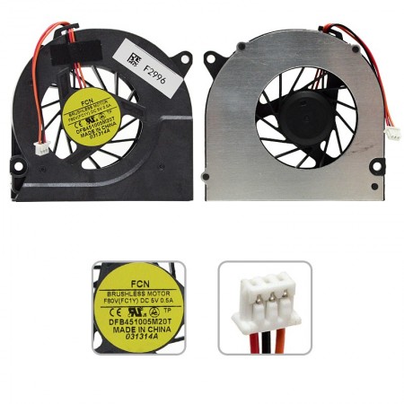 431312-001, DFB451005M20T gyári új hűtés, ventilátor