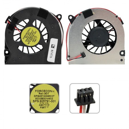605791-001 gyári új hűtés, ventilátor