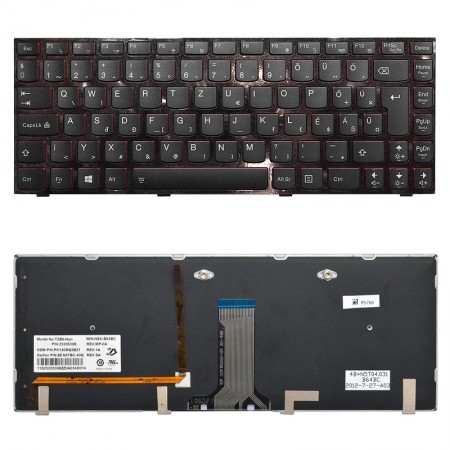 9Z.N5TBC.40Q gyári új, magyar háttérvilágított laptop billentyűzet