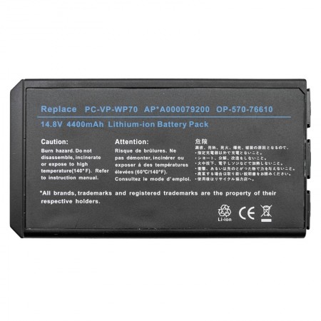 PC-VP-WP70 14.8V 4400mAh 65Wh laptop akkumulátor