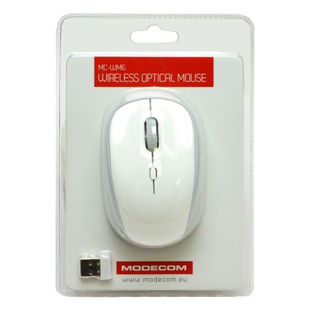 Modecom MC-WM6 fehér vezeték nélküli egér