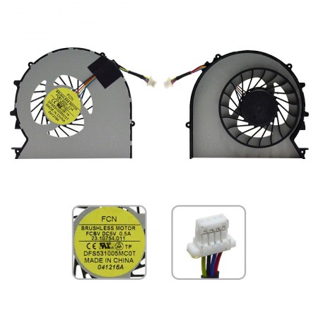 721937-001 gyári új hűtés, ventilátor