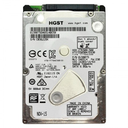 HGST Z7K500-500 500GB SATA 2.5