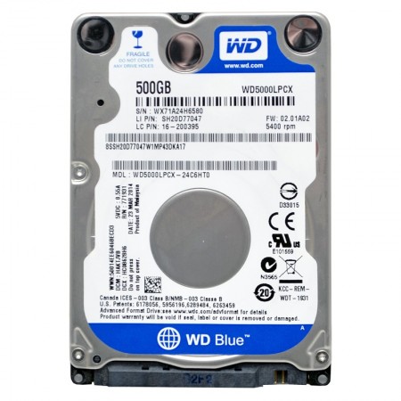 WD WD5000LPCX 500GB SATA 2,5