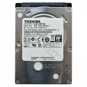 Toshiba MQ01ABF050 500GB SATA 2,5" használt slim laptop winchester