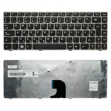 25010716 gyári új magyar fekete-ezüst billentyűzet