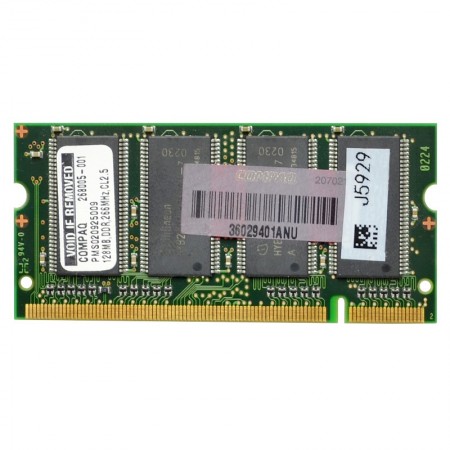 Infineon 128MB DDR 266MHz használt notebook memória