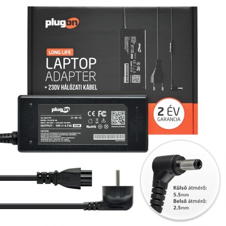 Asus 19V 4.74A (90W) töltő