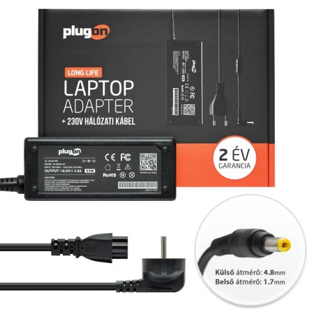 HP 18.5V 3.5A yellow (65W) töltő