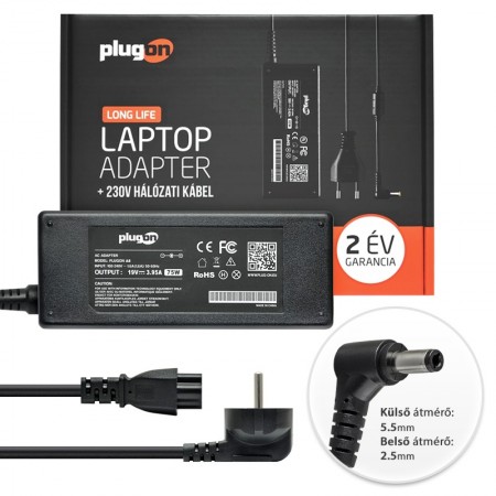 Toshiba 19V 3.95A (75W) töltő