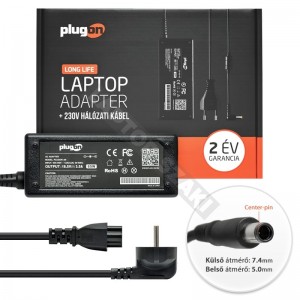 HP 18.5V 3.5A center-pin (65W) laptop hálózati töltő