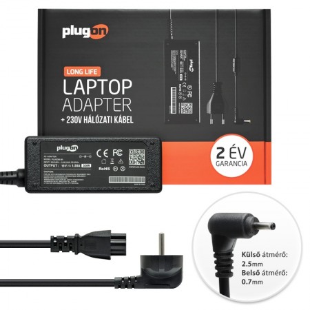 Asus 19V 1.58A (30W) netbook töltő