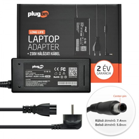 HP 19.5V 4.62A center-pin (90W) töltő