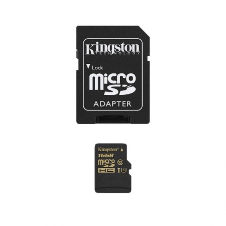 Kingston 16 GB microSDHC memóriakártya, Class 10