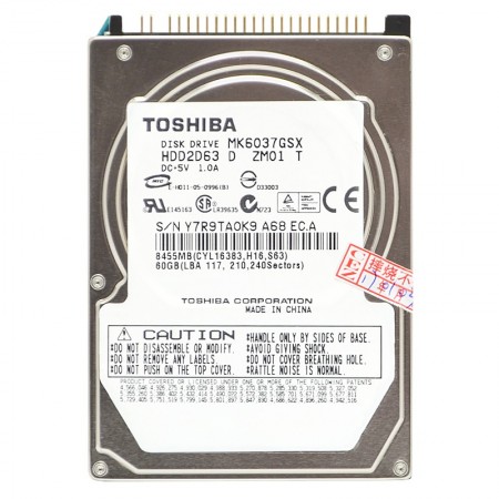 Toshiba MK6037GSX 60GB IDE 2,5