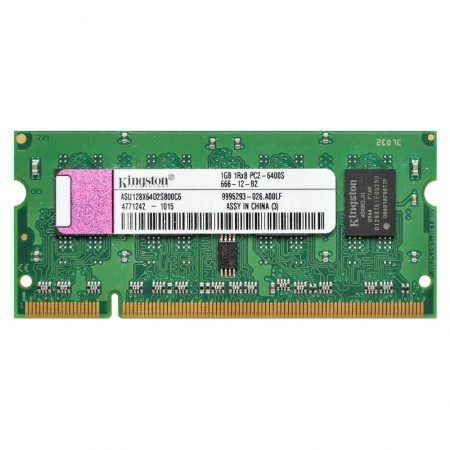 Kingston 1GB DDR2 800MHz használt notebook memória