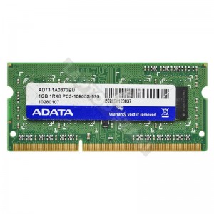 ADATA 1GB DDR3 1333MHz használt notebook memória