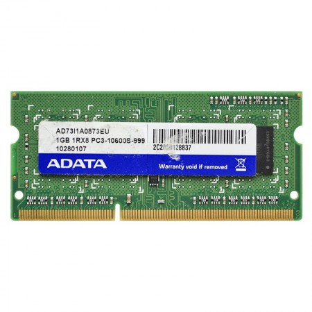 ADATA 1GB DDR3 1333MHz használt notebook memória