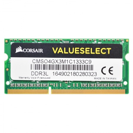 Corsair 4GB DDR3L 1333MHz 1.35V notebook memória