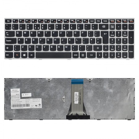 25215221 gyári új, ezüst-fekete, angol laptop billentyűzet