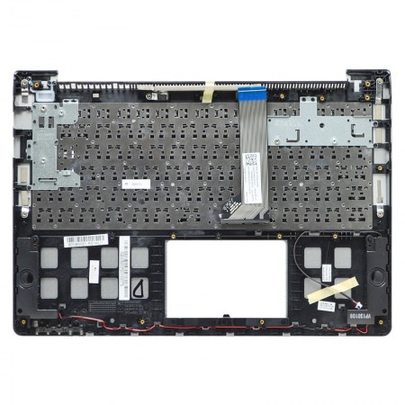 90NB0051-R31HU0 gyári új fekete, magyar laptop billentyűzet + ezüst felső fedél