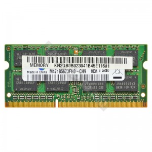 Samsung 2GB DDR3 1333MHz haszn&aacute;lt laptop mem&oacute;ria (M471B5673FH0-CH9)