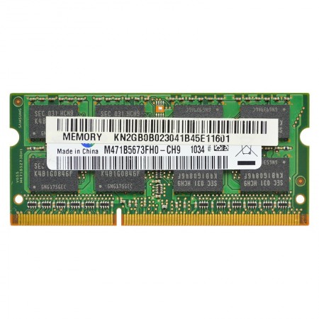 Samsung 2GB DDR3 1333MHz használt laptop memória (M471B5673FH0-CH9)