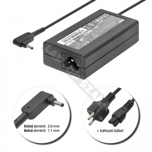 Acer 19V 3.42A (65W) 3.0x1.1mm gy&aacute;ri &uacute;j t&ouml;ltő