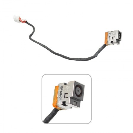 605364-001 használt DC tápcsatlakozó + kábel