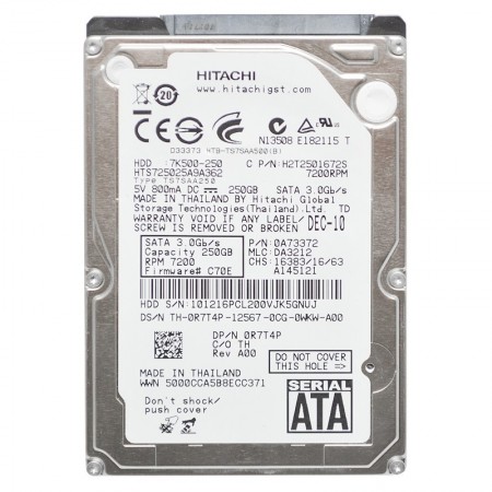Hitachi 7K500-250 250GB SATA 2,5