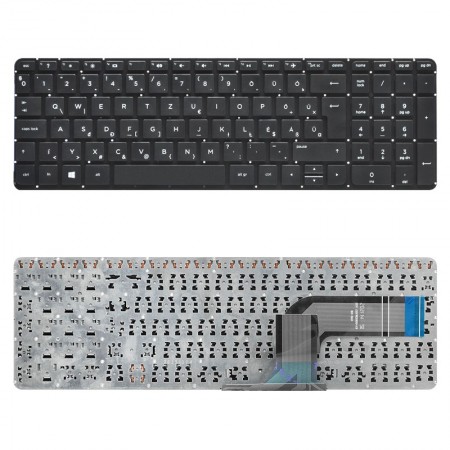 762530-211 gyári új fekete, magyar laptop billentyűzet, keret nélküli