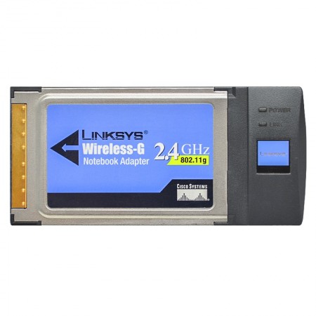 Linksys WPC54G 54Mbps használt vezeték nélküli PCMCIA kártya