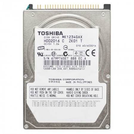 Toshiba MK1234GAX 120GB IDE 2,5