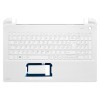 A000301250 gyári új magyar fehér laptop billentyűzet + fehér felső fedél