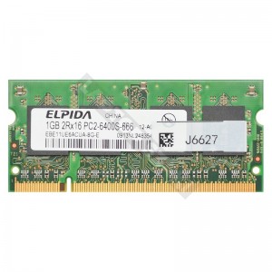 Elpida 1GB DDR2 800MHz használt notebook memória