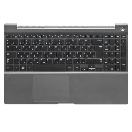 BA75-03348Q gyári új, magyar fekete laptop billentyűzet + ezüst felső fedél