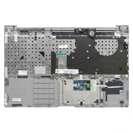 BA75-03348Q gyári új, magyar fekete laptop billentyűzet + ezüst felső fedél