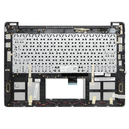 90NB02Y1-R31HU0 gyári új, magyar, fekete laptop billentyűzet + ezüst felső fedél