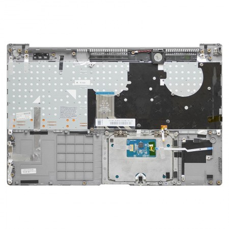 BA75-03510Q gyári új, magyar fekete háttérvilágított laptop billentyűzet + ezüst felső fedél