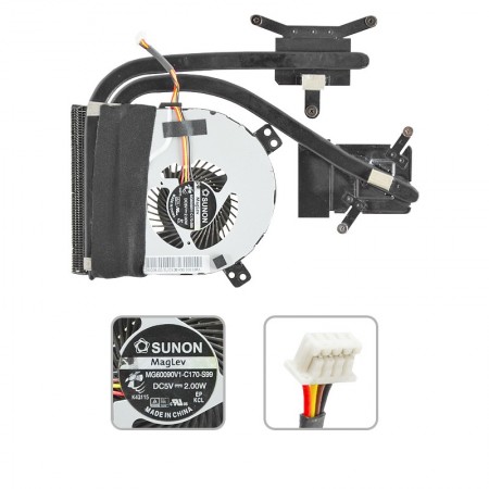 AT0T10010S0, MG60090V1-C170-S99 használt komplett hűtés