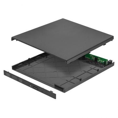 Slim SATA optikai meghajtó külső ház 9.5mm – 1. kép